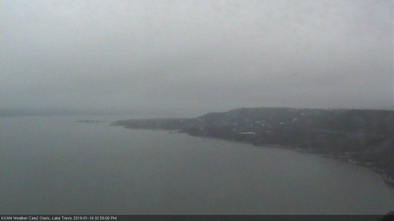 Lake Travis webcam, January 16, 2019 2:00 PM CT