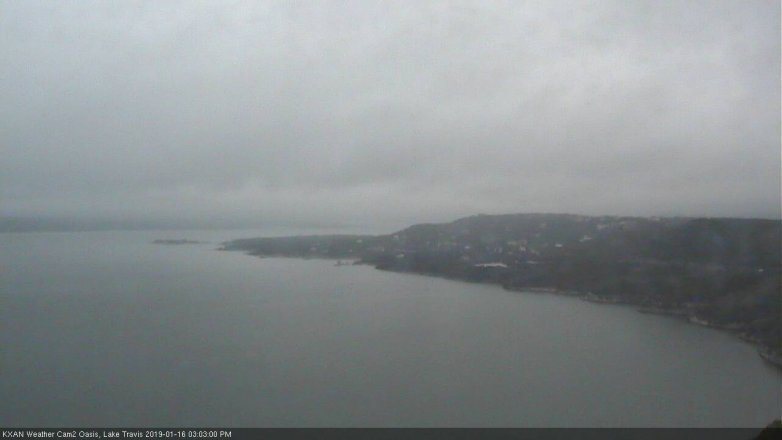 Lake Travis webcam, January 16, 2019 2:05 PM CT