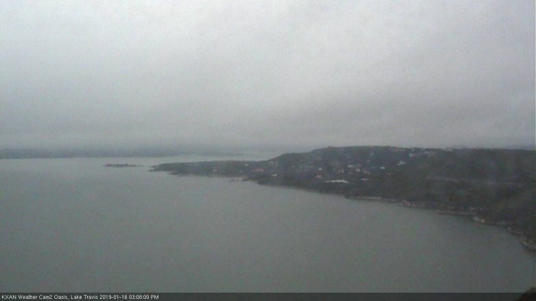Lake Travis webcam, January 16, 2019 2:10 PM CT