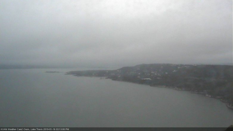 Lake Travis webcam, January 16, 2019 2:15 PM CT
