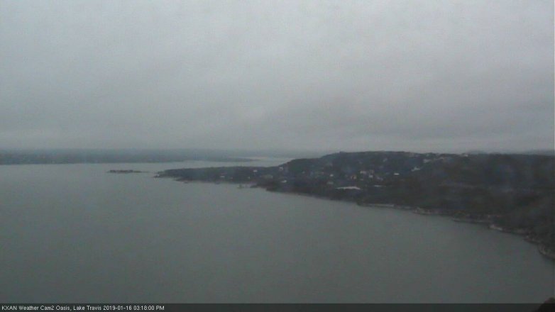 Lake Travis webcam, January 16, 2019 2:20 PM CT