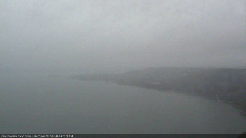 Lake Travis webcam, January 16, 2019 2:25 PM CT