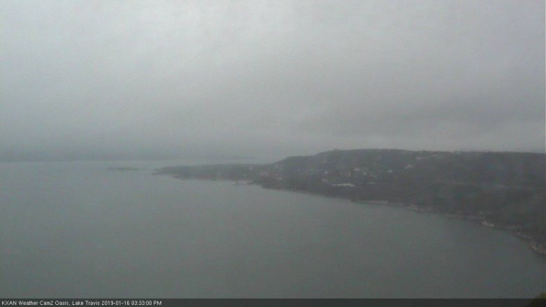 Lake Travis webcam, January 16, 2019 2:35 PM CT
