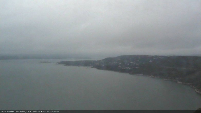 Lake Travis webcam, January 16, 2019 2:40 PM CT