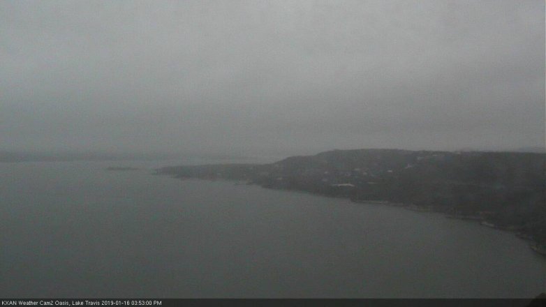Lake Travis webcam, January 16, 2019 2:55 PM CT