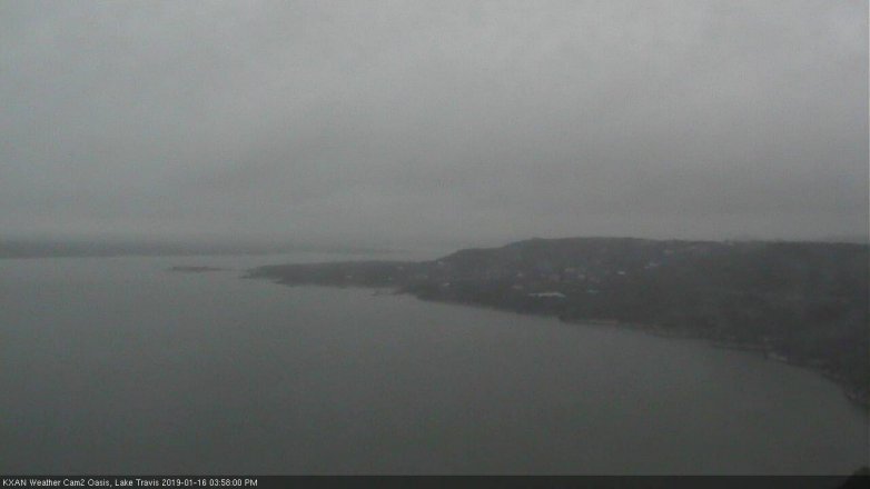 Lake Travis webcam, January 16, 2019 3:00 PM CT