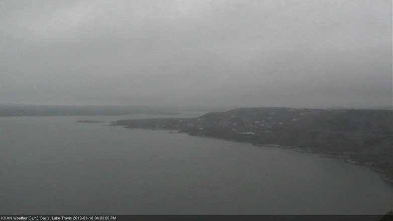 Lake Travis webcam, January 16, 2019 3:05 PM CT