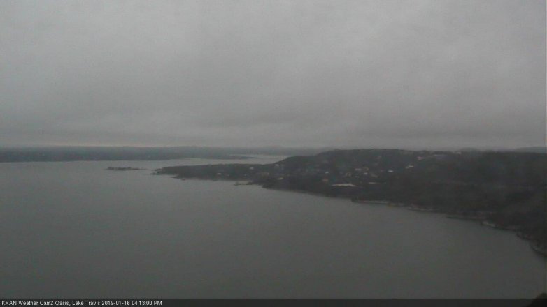 Lake Travis webcam, January 16, 2019 3:15 PM CT