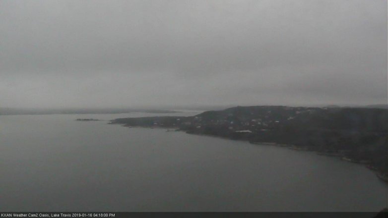 Lake Travis webcam, January 16, 2019 3:20 PM CT