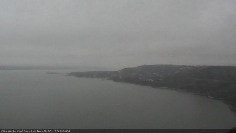 Lake Travis webcam, January 16, 2019 3:25 PM CT