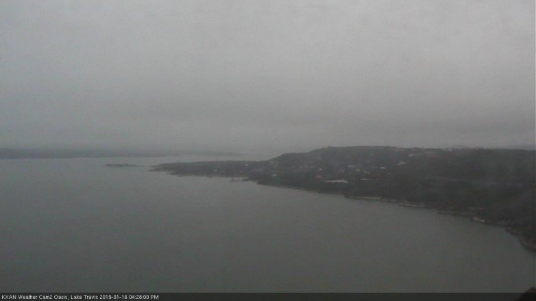 Lake Travis webcam, January 16, 2019 3:30 PM CT