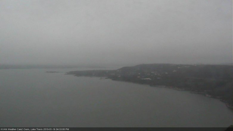 Lake Travis webcam, January 16, 2019 3:35 PM CT