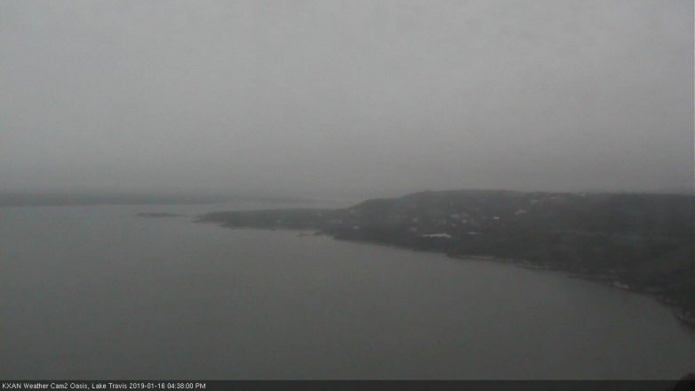 Lake Travis webcam, January 16, 2019 3:40 PM CT