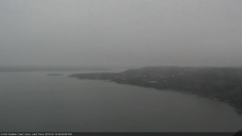Lake Travis webcam, January 16, 2019 3:45 PM CT
