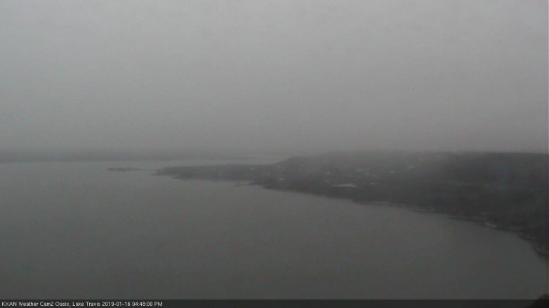 Lake Travis webcam, January 16, 2019 3:50 PM CT