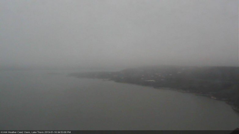 Lake Travis webcam, January 16, 2019 3:55 PM CT