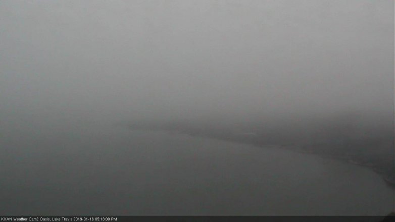 Lake Travis webcam, January 16, 2019 4:15 PM CT