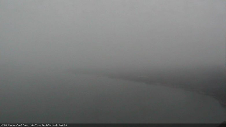 Lake Travis webcam, January 16, 2019 4:25 PM CT
