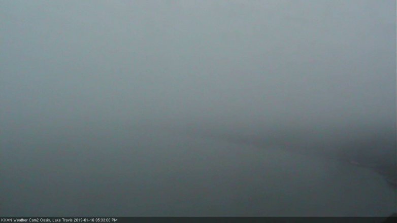 Lake Travis webcam, January 16, 2019 4:35 PM CT