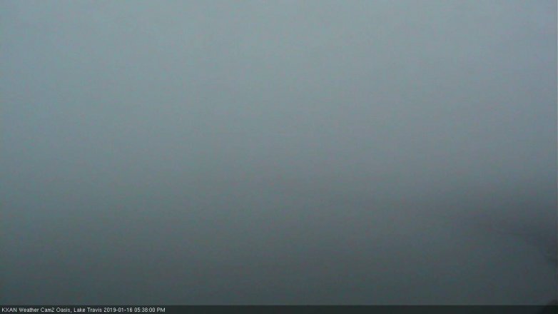 Lake Travis webcam, January 16, 2019 4:40 PM CT