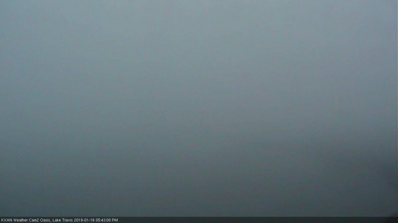 Lake Travis webcam, January 16, 2019 4:45 PM CT