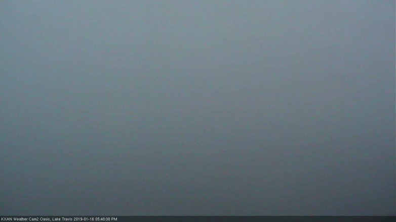 Lake Travis webcam, January 16, 2019 4:50 PM CT