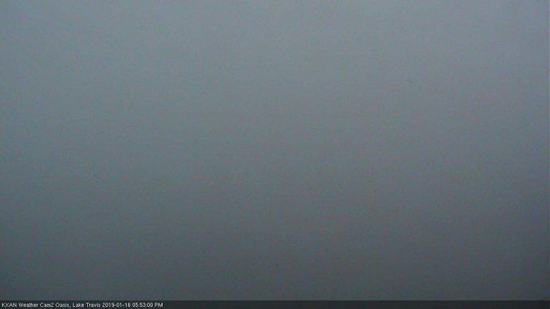 Lake Travis webcam, January 16, 2019 4:55 PM CT