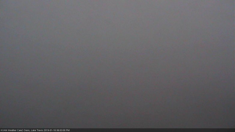 Lake Travis webcam, January 16, 2019 5:05 PM CT