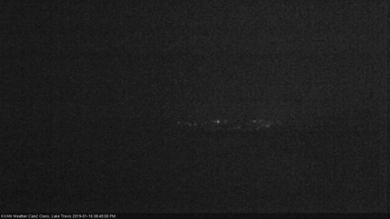 Lake Travis webcam, January 16, 2019 5:50 PM CT