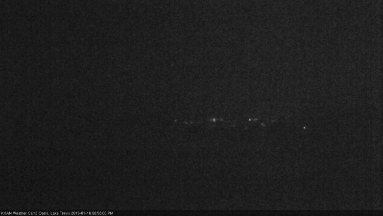 Lake Travis webcam, January 16, 2019 5:55 PM CT