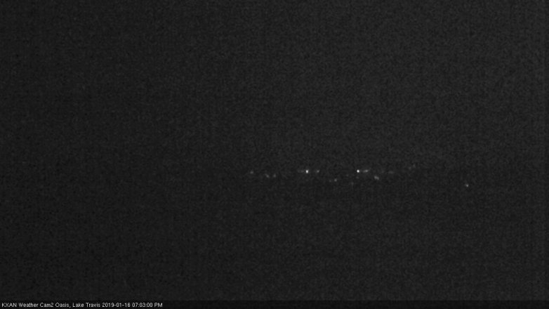 Lake Travis webcam, January 16, 2019 6:05 PM CT