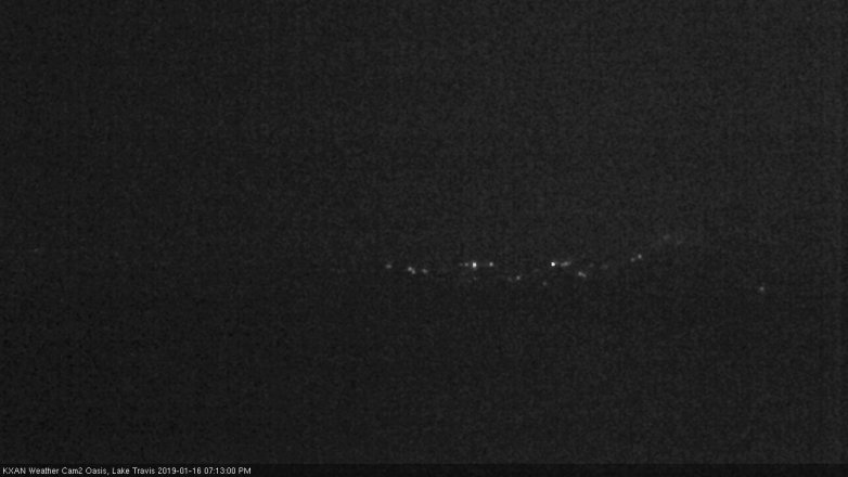 Lake Travis webcam, January 16, 2019 6:15 PM CT