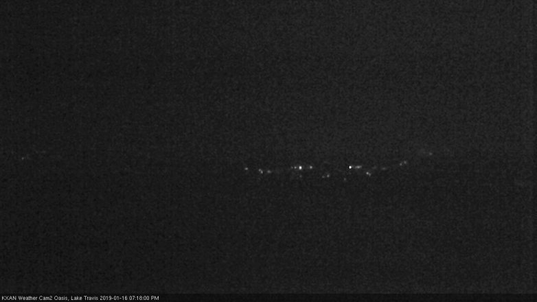 Lake Travis webcam, January 16, 2019 6:20 PM CT