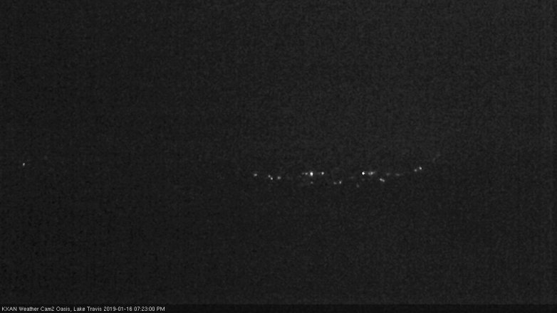 Lake Travis webcam, January 16, 2019 6:25 PM CT