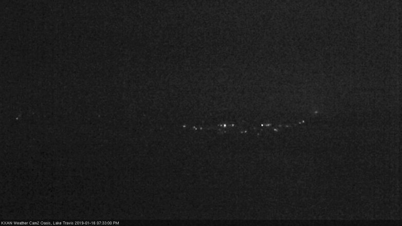 Lake Travis webcam, January 16, 2019 6:35 PM CT