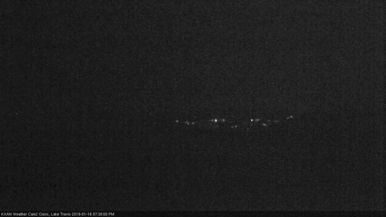 Lake Travis webcam, January 16, 2019 6:40 PM CT