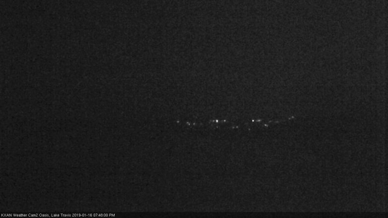 Lake Travis webcam, January 16, 2019 6:50 PM CT