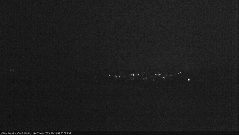 Lake Travis webcam, January 16, 2019 7:00 PM CT