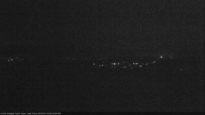 Lake Travis webcam, January 16, 2019 7:20 PM CT