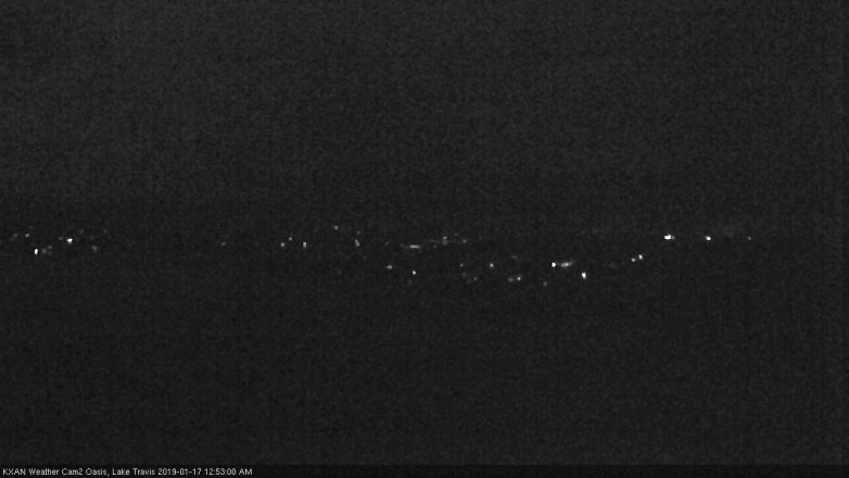 Lake Travis webcam, January 16, 2019 11:55 PM CT