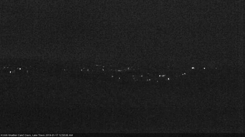 Lake Travis webcam, January 16, 2019 12:00 AM CT