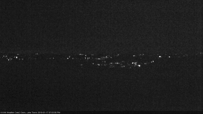 Lake Travis webcam, January 17, 2019 6:05 PM CT