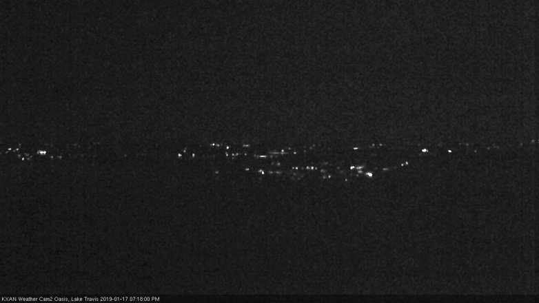 Lake Travis webcam, January 17, 2019 6:20 PM CT