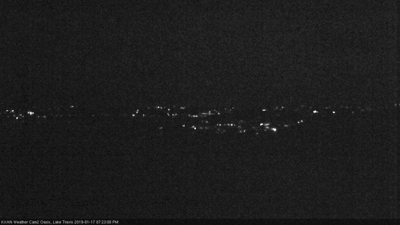 Lake Travis webcam, January 17, 2019 6:25 PM CT