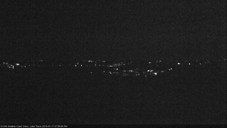 Lake Travis webcam, January 17, 2019 7:00 PM CT