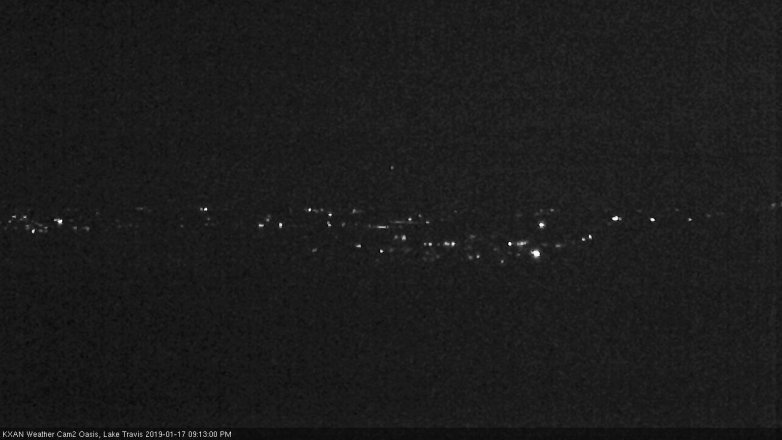 Lake Travis webcam, January 17, 2019 8:15 PM CT