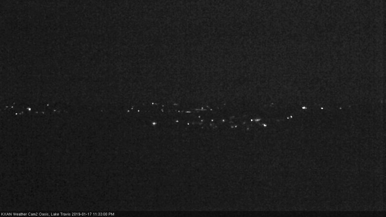 Lake Travis webcam, January 17, 2019 10:35 PM CT