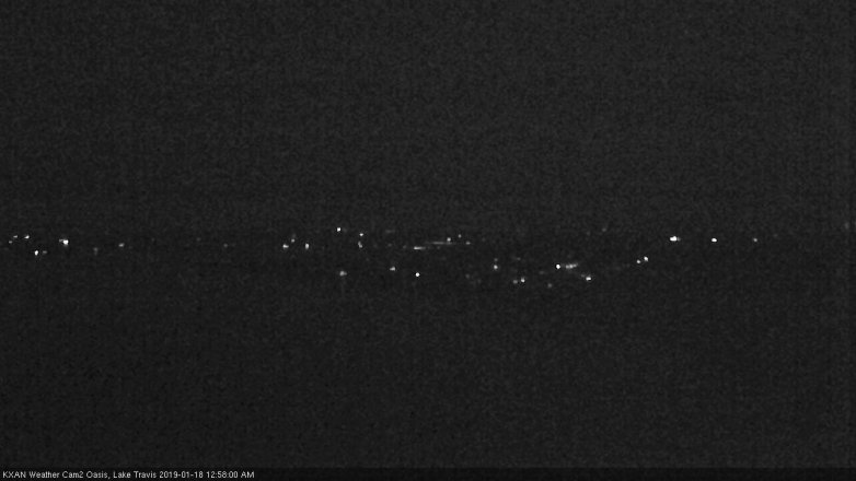Lake Travis webcam, January 17, 2019 12:00 AM CT