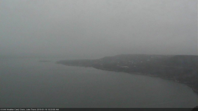 Lake Travis webcam, January 18, 2019 9:35 AM CT