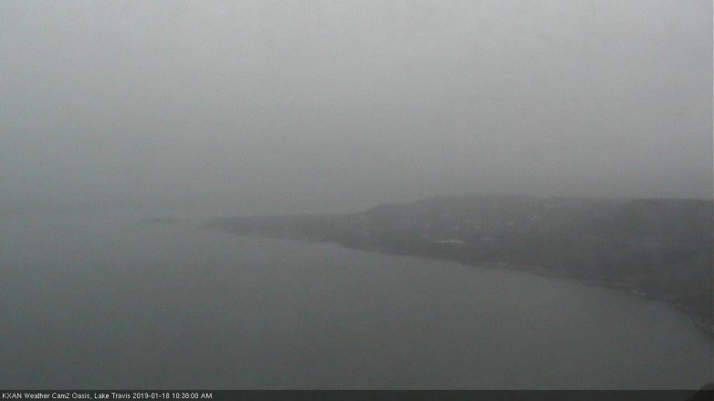 Lake Travis webcam, January 18, 2019 9:40 AM CT